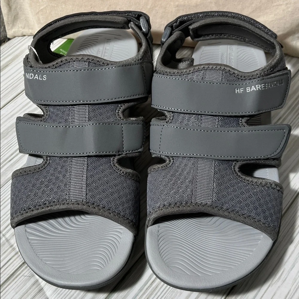 Hike Footwear Baresandals IV  Ergonomic Footbed Barefoot Sandals gray mens 7/7.5